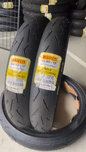 SEPASANG PAKET BAN PIRELLI DIABLO ROSSO CORSA 2 90/80-17 PRODUKSI TERBARU 2024 FREE PENTIL