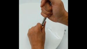 Fix Tools Stainless Steel Mouthpiece Truing Tool and Dent Remover for Trumpet and Brass Wind Instrument Repair