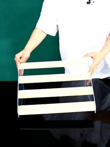 【COD】2-5Tier Clear Acrylic Wood Display Stand Figure Display Rack Storage Shelf Holder Makeup Organizer Dessert Cake Display