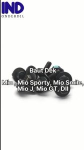 Baut-Baud Dek-Deck-Bordes Body-Bodi Mio Lama-Sporty-Smile-Soul-J-GT & Fino & Soul GT 115 & X-Ride Old & Xeon-RC-GT M6x15-6x15-6 x 15-M6