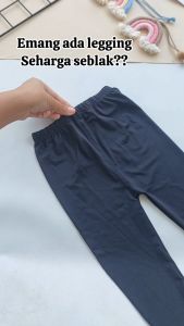 Celana Anak Perempuan Legging Panjang Hitam 1 - 10 Tahun