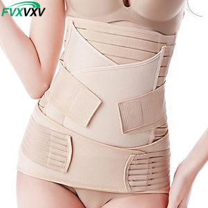  3 in 1 Postpartum Belly Band - Postpartum Belly Support Recovery Wrap After Birth Brace Slimming Girdles Body Shaper Waist