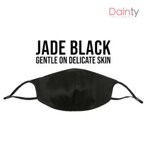 3x Premium Mulberry Silk Face Mask with Filter - Gold Breathable Reusable Comfortable Soft for Women Bridal Wedding Men | Dainty