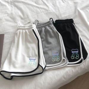 Girls High Waist Sports Shorts Summer Thin New Children's Loose Pants Baby Cotton Blend Fabric Casual Style Non-Fleece-lined Short Length