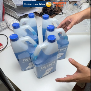 Nước Lau Sàn Nhà Deebot 2L Dành Cho Robot Hút Bụi Lau Nhà Sạch Sàn Khử Khuẩn Làm Mềm Nước & Bảo Vệ Robot.