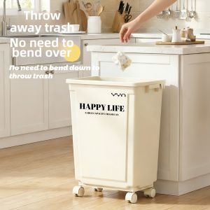 ABEPC | Large Capacity Mobile Trash Can