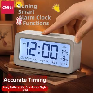 deli | Deli Alarm Clock 2025 New Model Electronic Time Management Tool Wake up Device for Boys And Girls Student Special Use