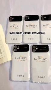 CASE CLEAR LARGE WINDOW FOR IPHONE 11 11 PRO 11 PRO MAX 12 12 PRO 12 PRO MAX 13 13 PRO 13 PRO MAX 14 14 PRO 14 PRO MAX - BDC