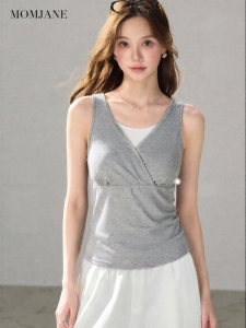 Mom Jane | Nursing Camisole Sleepwear Thin Easy Feeding Pseudo Two-Piece