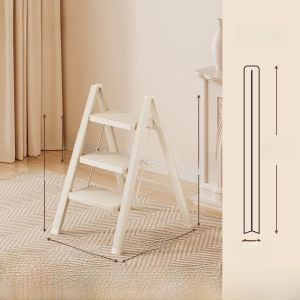 Thickened Folding Ladder Home Use Human Word Ladder Retractable Multi-Functional Stair Climbing Non-Slip Iron Material
