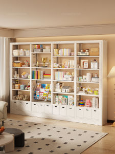 SAMEDREAM | Steel Library Bookshelf Floor Shelf for Kids and Home Use