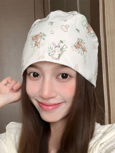 Pure Cotton Postpartum Caps for Mothers Large Head Size Suitable for Spring Summer Autumn Winter Four Seasons Universal