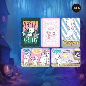 Casper Ghostly Sprite Dual Flash Effect Anime Hoạt Hình Raster Sticker Dạng Trong Suốt Thẻ Bài Sưu Tập Anime Sản Phẩm Của Cửa Hàng Đa Năng Machigakuro