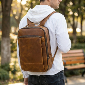Kesker | New Design Genuine Crazy Horse Leather Backpack