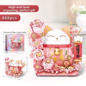 HANLIANG | Educational Jigsaw Puzzle Building Blocks Lucky Cat