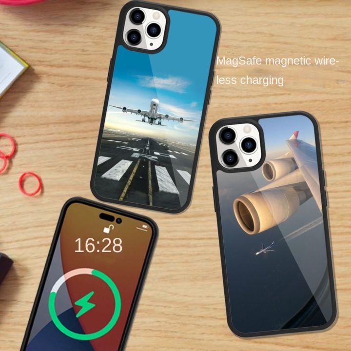 Aircraft Plane Airplane Phone Case Magsafe For iPhone 15 14 13
