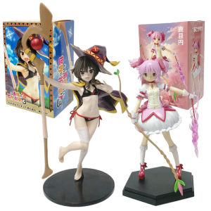 Bandai | 17-23cm Puella Magi Madoka Magica Aniem Figure Kaname Madoka Action Figure Magic Girl Model Decor Statue Dolls Toys SF Gifts