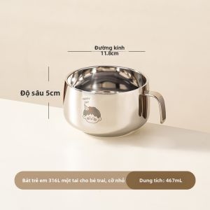 Onlycook | Bát Inox An Toàn Thực Phẩm Dành Cho Trẻ Em