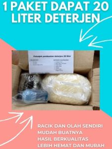 Deterjen Bahan Baku Sabun Cair 20Liter Busa Rendah Gratis Garam 1Kg
