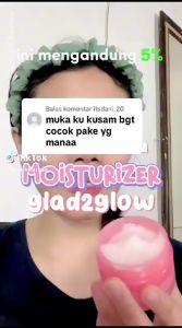 Face Wash Sabun Cuci Muka Glad2Glow Low Ph Cleanser Gel Blueberry Ceramide - Sabun cuci muka glowing/Sabun cuci muka jerawat/Sabun cuci muka pemutih