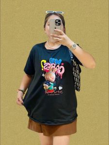 PLUS SIZE LABUBU T-SHIRT PREMIUM COTTON SPANDEX FABRIC (MED.- XL)