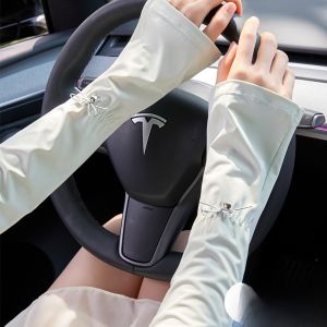 MiiOW | MiiOW Cat Man Sun Protection Gloves Summer Outdoor Driving Cycling Ice Sleeve Arm Protector Loose Ice Silk Thin Model