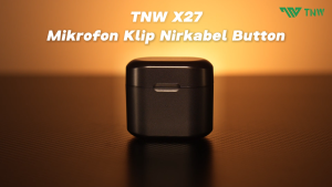 TNW X27 Mini Wireless Lavalier Microphone Hidden Mic Clip-on Noise Cancelling Dual Mikrofon Untuk Vlogging Live Streaming Video