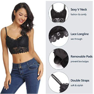 เสื้อครอบผู้หญิง เสื้อชั้นในสตรียกทรง ปักชุดชั้น หนึ่งในเสริมฟองน้ำลายดอกไม้ สำหรับลูกไม้ขนาดใหญ่ เป็นสิ่งที่น่าสนใจ