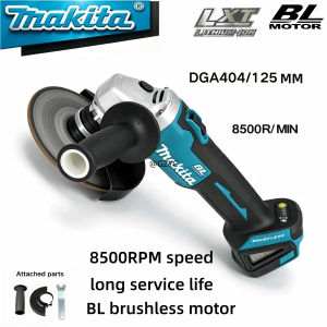 Makita | Makita DGA404 18V Brushless Angle Grinder 125mm LXT High Torque Cordless Grinder Heavy Duty Metal Cutting Sanding Polishing