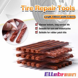 Tyre Repair Strips Car Motorcycle Tubeless Seal Strip Plug Emergency Tire Puncture Repair Tool 5 pcs