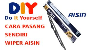 Wiper Mobil Nissan Serena C24 C26 AISIN Sepasang 14-26\\\" ORIGINAL