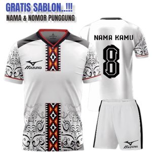 Baju bola voli futsal badminton dll Kaos olah raga pria dan wanita setelan Jersey