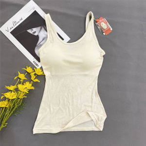Comfortable Lightweight Summer Silk Fixed Strap Vest Underwear Base Layer Tank Top Womens Fashion Backless Inner Wear