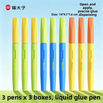 MPRINCE | Pen-Shaped Precise Quick-Dry High-Strength Non-Sticky Safe Water-Washable Liquid Glue