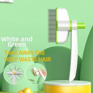 7o | Rotatable Fine-Toothed Needle Comb Hair Removal Cat Hair Grooming Tool