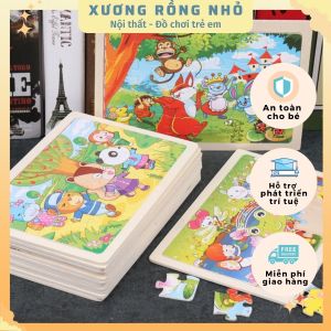 Tranh Ghép Hình Cho Bé Đồ Chơi Xếp Hình Bằng Gỗ 2D 24 30 Mảnh 15 x 215 cm Nhiều Mẫu Mới Phát Triển Tư Duy Cho Trẻ Em