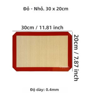 1PC Mỏng 0.4mm Silicon Nướng Bánh Thảm Có Thể Tái Sử Dụng Chống Dính Thân Thiện Với Môi Trường Chịu Nhiệt Bánh Quy Nướng Lót Tấm Cho Lò Nướng