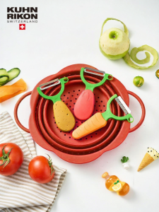 Kuhn Rikon | Stainless Steel Fruit & Vegetable Peeler