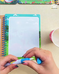 [SG Seller] Magic Water Book Kid Drawing Book Water Colouring Book Creative Magic Book Doddle Door Gift