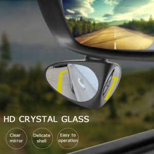 Car Blind Spot Mirror 360 Degree Adjustable Car Blind Spot Convex Mirror Wide Angle Rear Mirrors Blind Spot Parking Auxiliary Rear View Mirror Car Mirror