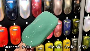 AIKKA CS4 Verde Procida | Supreme Solid Colour | Automotive 2K Car Paint Motor Body Aerosol Spray Cat Bancuh Kereta DIY