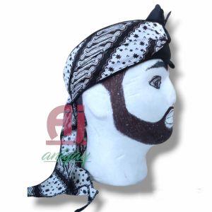 Blangkon iket sunda motif batik ukuran kepala pria dewasa praktis tinggal pakai