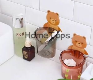 Toothbrush Holder Toothpaste Storage Rack Shaver Tooth Brush Dispenser Bathroom Organizer