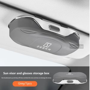 2025 For ZEEKR X 001 7X FR 007 GT 009 CX1E MIX M-Vision 9X 2024 Auto Sun Visor Eyeglasses Case Car Glasses Box Sunglasses Holder
