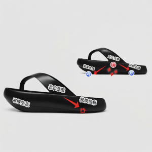 Molly | Arch Support Anti-Odor Slip-Resistant Negative Heel Flip Flops
