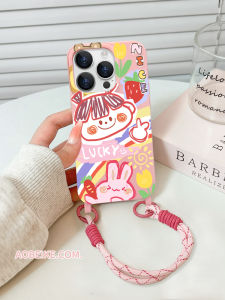 Durable Silicone Phone Case for  15 pro Max Double Buckle Liquid Design Anti-Fall Best Friend Cartoon 14 plus Compatible