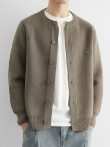 Luxury Casual Loose Pure Color Simple Knit Cardigan