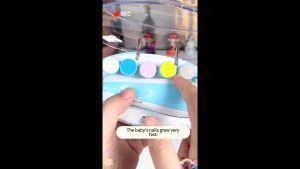 Tropicana 360 Pemangkas kuku elektrik Electric nail trimmer for baby and the elderly Baby nail trimmer Zero perception Quickly remove nails Electric nail clippers set Ultra-quiet design Electric automatic nail clipper Multiple grinding heads 指甲剪 USB charg