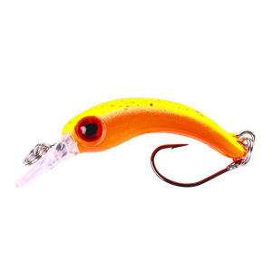 8Pcs 4cm 1.5g Floating Minnow Fishing Lures Set Mini Artificial Hard Bait Crankbait Wobbler for Trout Perch Bass Pike