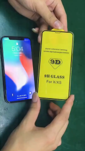 9D Anti-explosion Full Screen Covering Silk Printing Tempered Glass Protector for phone 17 pro max 16 pro max iphone15 iPhone14 iPhone13 12 Mini 11 Pro XS Max 6 6S 7 8 Plus X XR SE2020 SE2022 Screen Protector Film